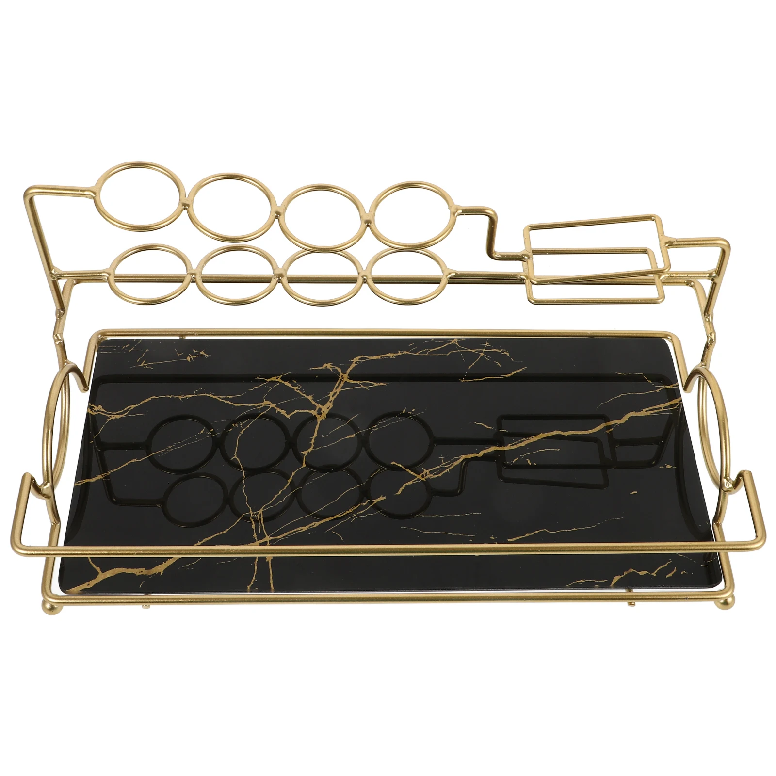 

No Punching Bathroom Organizer Countertop Shelf Storage Rack for Toothbrush Cup Cosmetics Vanity Accessories Holder Desktop