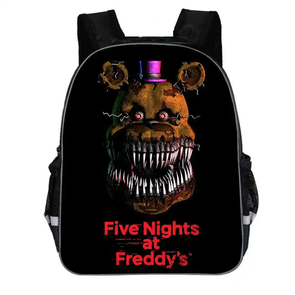 16 Cal Cartoon pięć nocy w Freddy plecak dzieci FNAF Bonnie Fazbear szkolne torby dla nastolatków chłopcy plecaki dzieci Bookbag