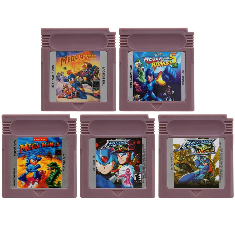 Cartouche de jeu GBC version mMega Man carte de Console de jeu vidéo 16 bits
