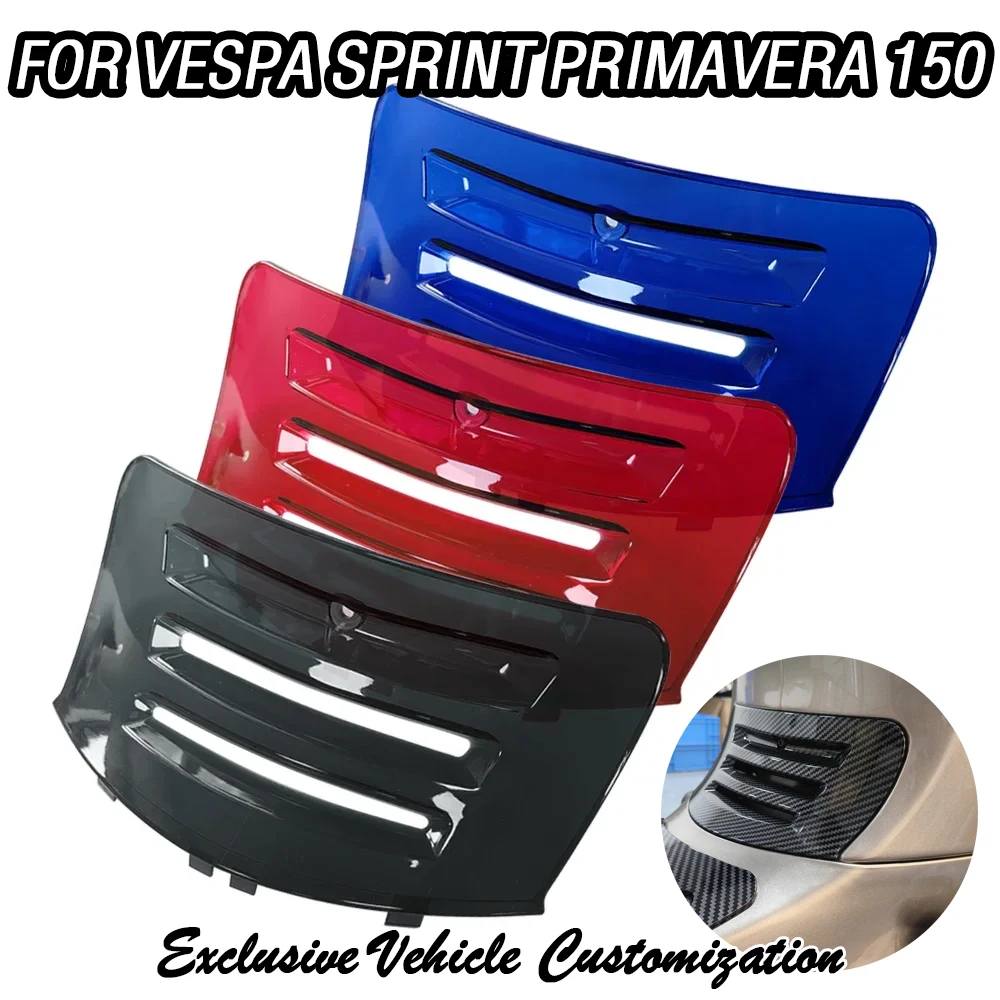 

For 2018-2023 Vespa Sprint Primavera 150 Transparent Scooter Modified Cylinder Head Cover Air Inlet Decoration