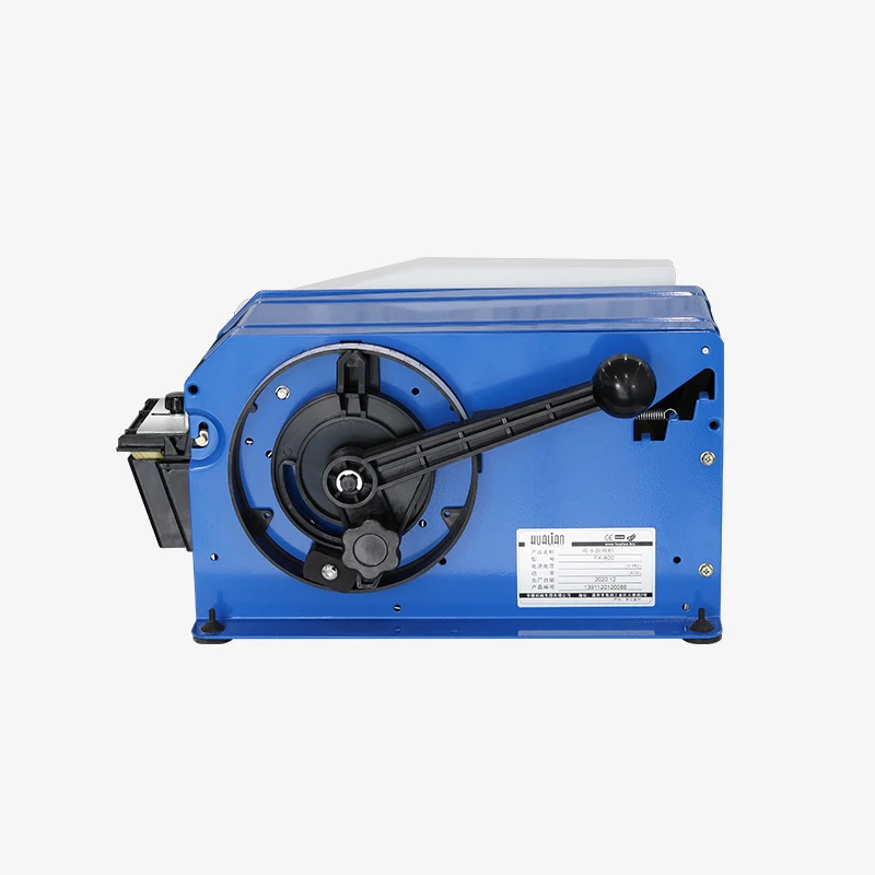YODAPACK FX-800 Automatic Glue Tape Dispenser, Water Activated Kraft Paper Cutting Tape 10-100mm Width, Blue Metal + ABS
