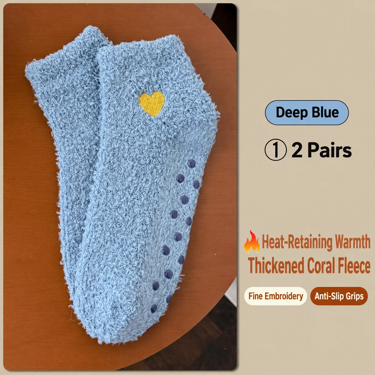 Women'S Warm Socks Dense Sleep Socks Women'S Short Socks Skin-Friendly For Cold Seasons Sleeping Women
