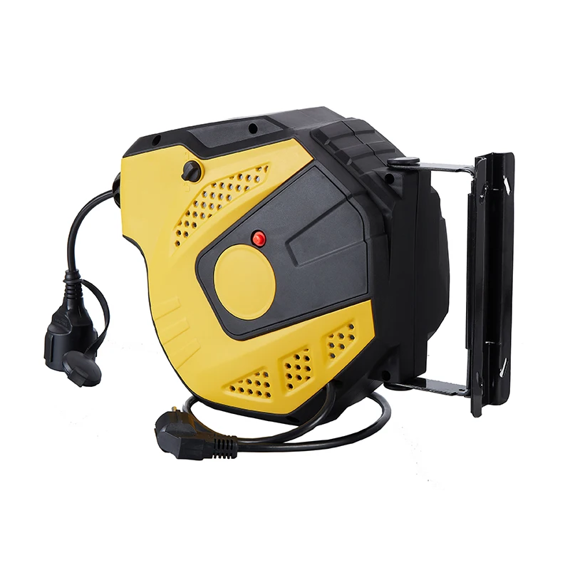 공장 플랫 전원 연장 코드 스프링 장착형 미니 개폐식 케이블 릴