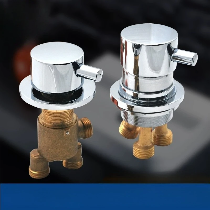 Bath Faucet Bath Cylinder Side Shower Water Separator Transfer Valve Accessories