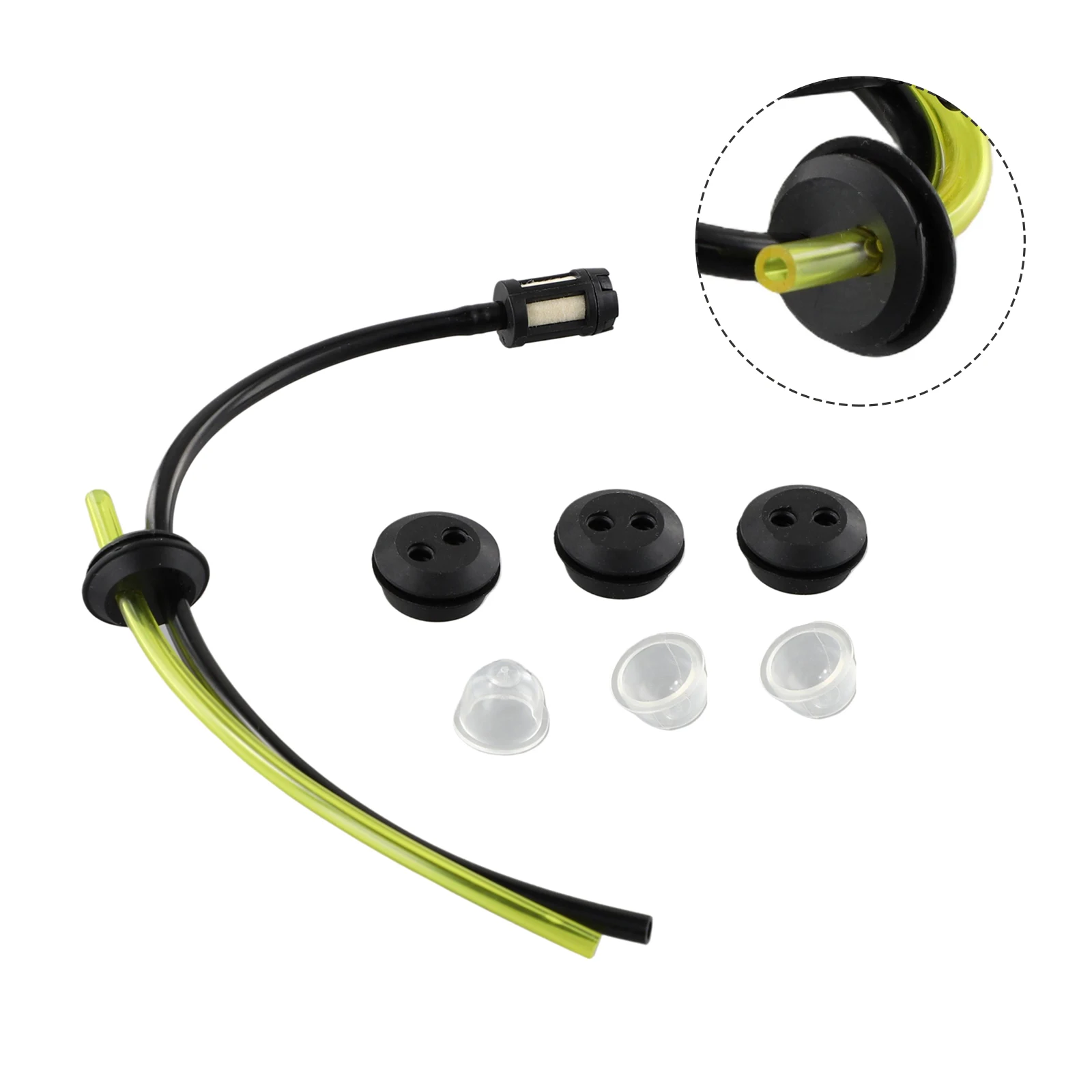 Lawn Care Essentials Comprehensive Replacement Kit With Three Fuel Lines Plus Necessary Filter And Seal Components