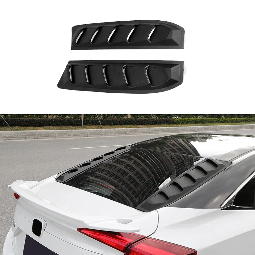 

2 шт., задние боковые жалюзи для Honda Civic 10 поколения седан 2016-2020