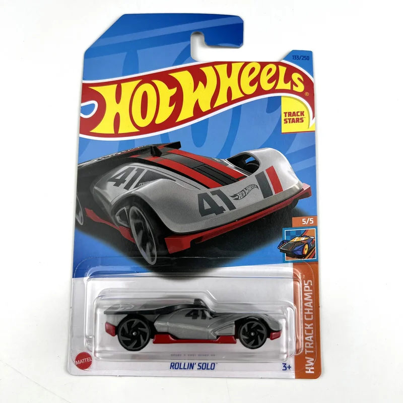 

Hot Wheels 2023, 1/64 ROLLIN SOLO, металлическая литая под давлением модель, коллекция игрушечных транспортных средств