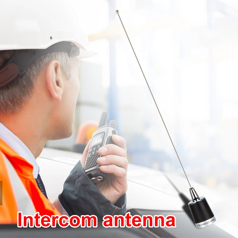 Antena walkie talkie de carro de banda dupla vhf/uhf 100w antena de rádio de carro 144/430mhz substituição de alto ganho acessórios automotivos