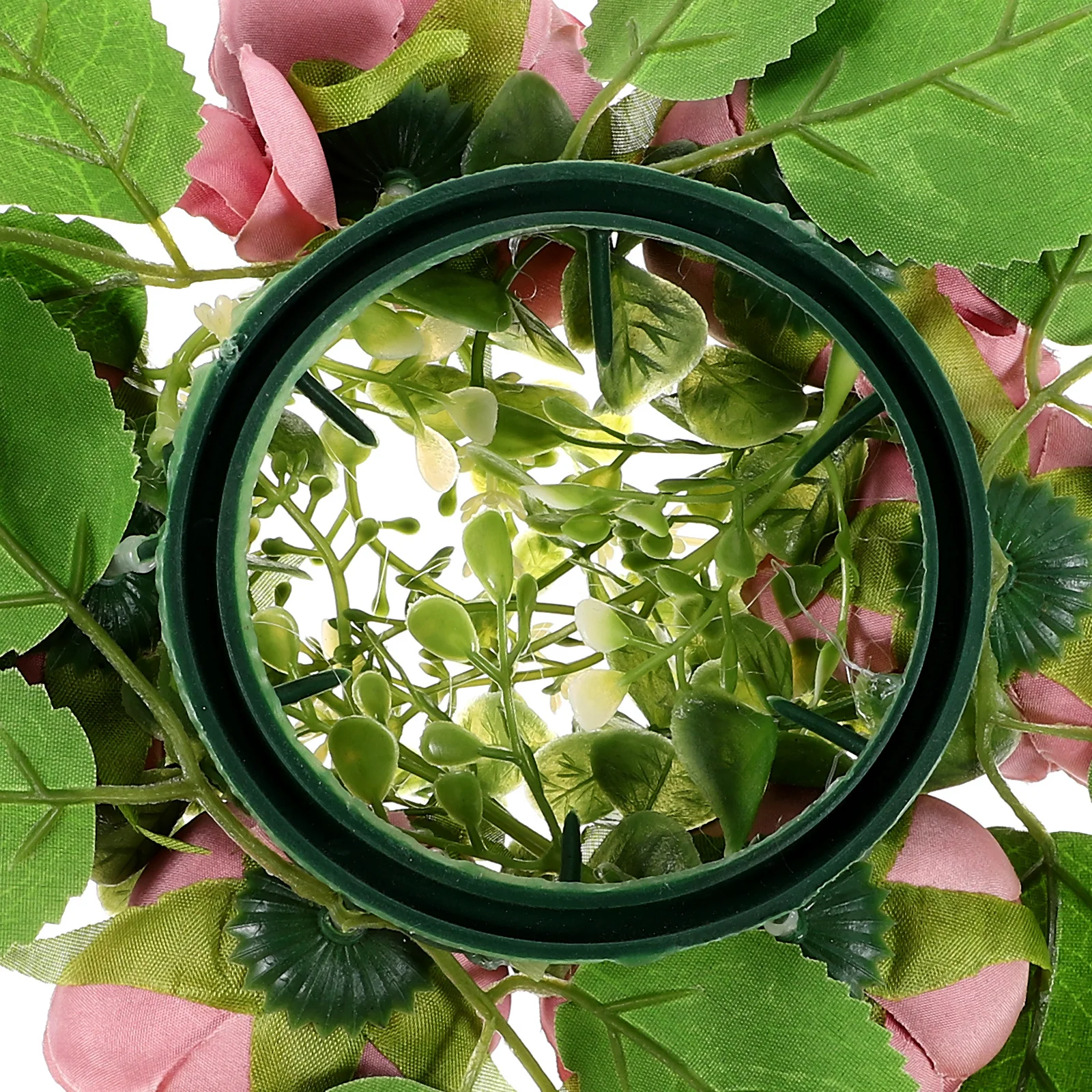 

Artificial Peony Flower Ring European Style Wedding Party Decor Delicate Floral Centerpieces Artificial Peony Ring