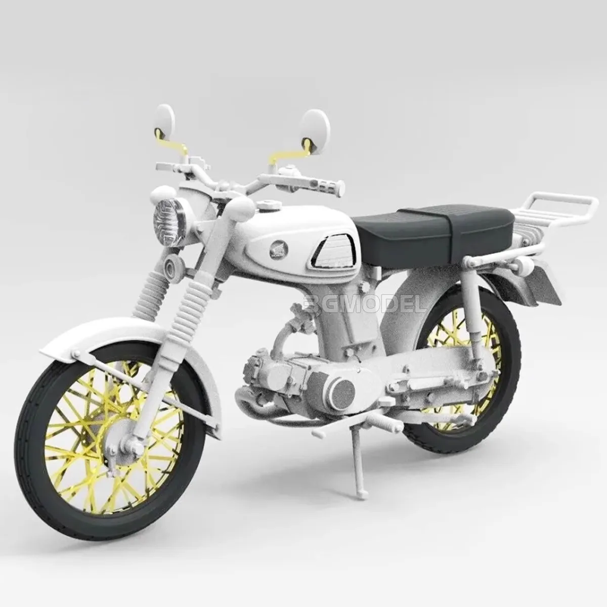 Nowe MODELE GECKO 1/35 Model Roweru Motocykla Południowo-Wietnamski Cywilski Model Narzędzi do Jazdy 35GM0133 Niemalowany Kolekcjonerski Prezent na Zamówienie