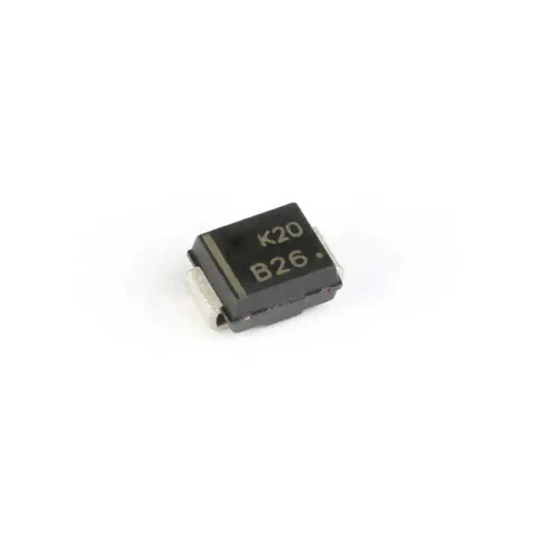 Original genuine MBRS260T3G silk screen B26 SMB 60V 2A SMD Schottky diode (10pcs)