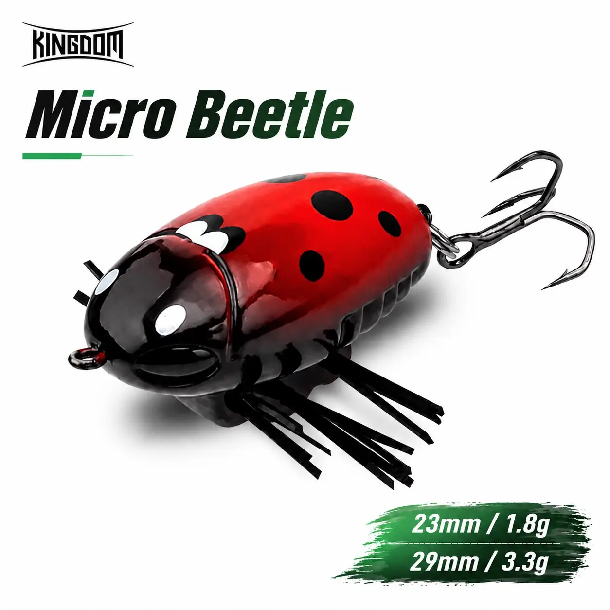 Königreich Insekten Angeln Köder 23mm 1,8g 29mm 3,3g Schwimmende Harte Wobbler Topwater Swimbait Echte Insekten malerei Köder Für Bass