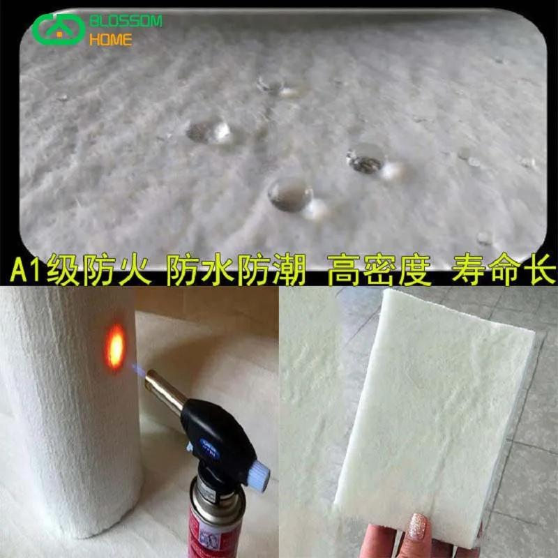 Size 50X150CM New Thermal Insulation Nano Aerogel Felt Waterproof Silica Glass Fiber Aerogel Insulation Felt 650 ℃