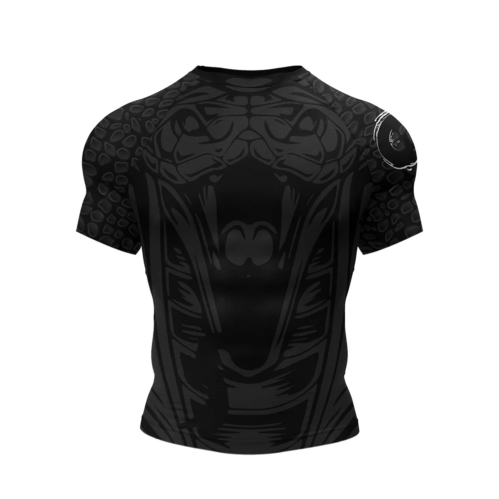 كودي لوندين MMA No gi Bjj جيو جيتسو كيك بوكسينغ التدريب Rashguard البوليستر دنة ضغط التسامي الرياضة الرجال تي شيرت