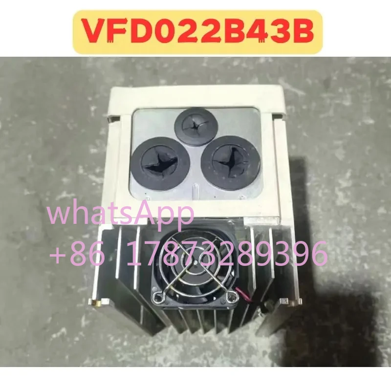 Used Frequency Converter VFD022B43B Normal Function Tested OK