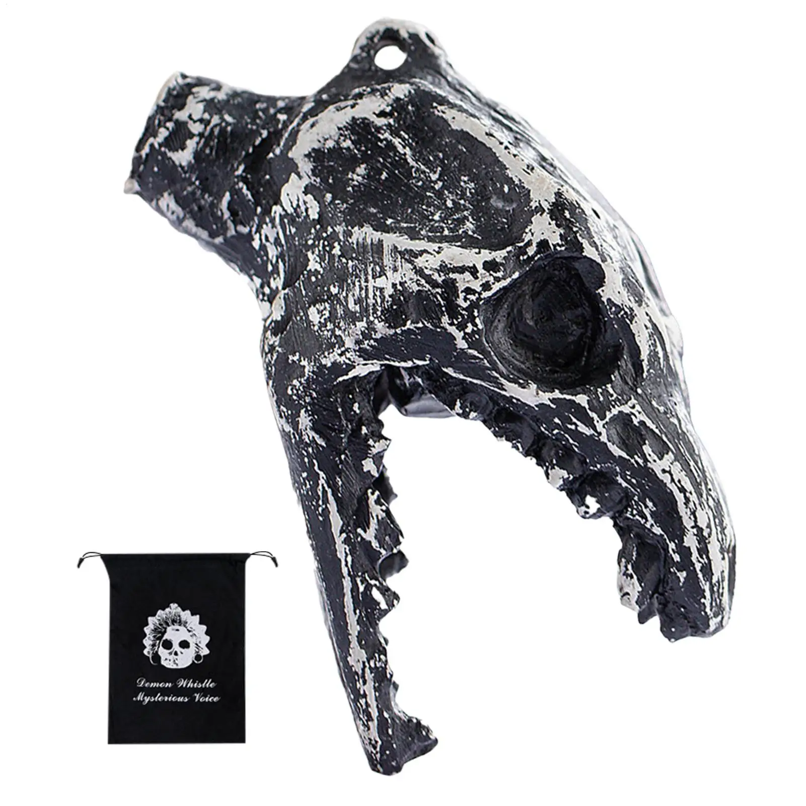 Ancient Aztec Death Whistle Horror Scream Sound for Scary Pranks, Collectible Artifact for Halloween & Gothic Parties