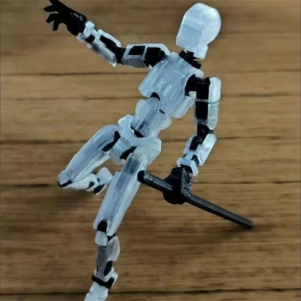 Regalos Figuras de robot móviles multiarticuladas Dummy 13 Maniquí impreso en 3D Figura de acción Novedad Shapeshift Robot Adultos