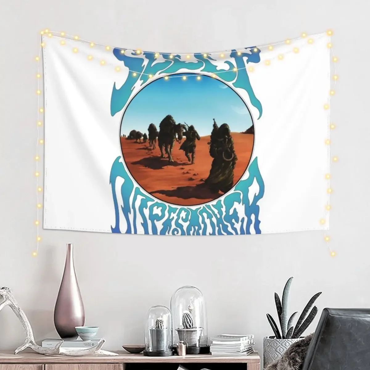 Sleep Stoner Metal Band - Album Cover Dopesmoker / Version 2 (Outline & transparent) Tapestry Bedroom Decor Aesthetic Tapestry