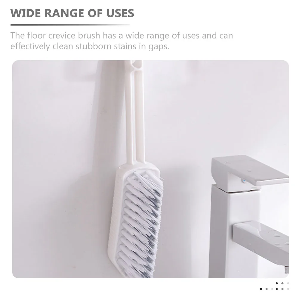 

V Shaped Tile Grout Scrubber Floor Brush Ergonomic Handle Shower Tub Scrubber Durable Plastic Cleaning Tool for Bathroom Floor