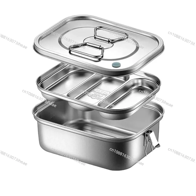 For 304 Stainless Steel Lunch Bento Box,for Kids Adults Portable Double Layer Sealed Bento Box,Insulation Food Storage Picnic