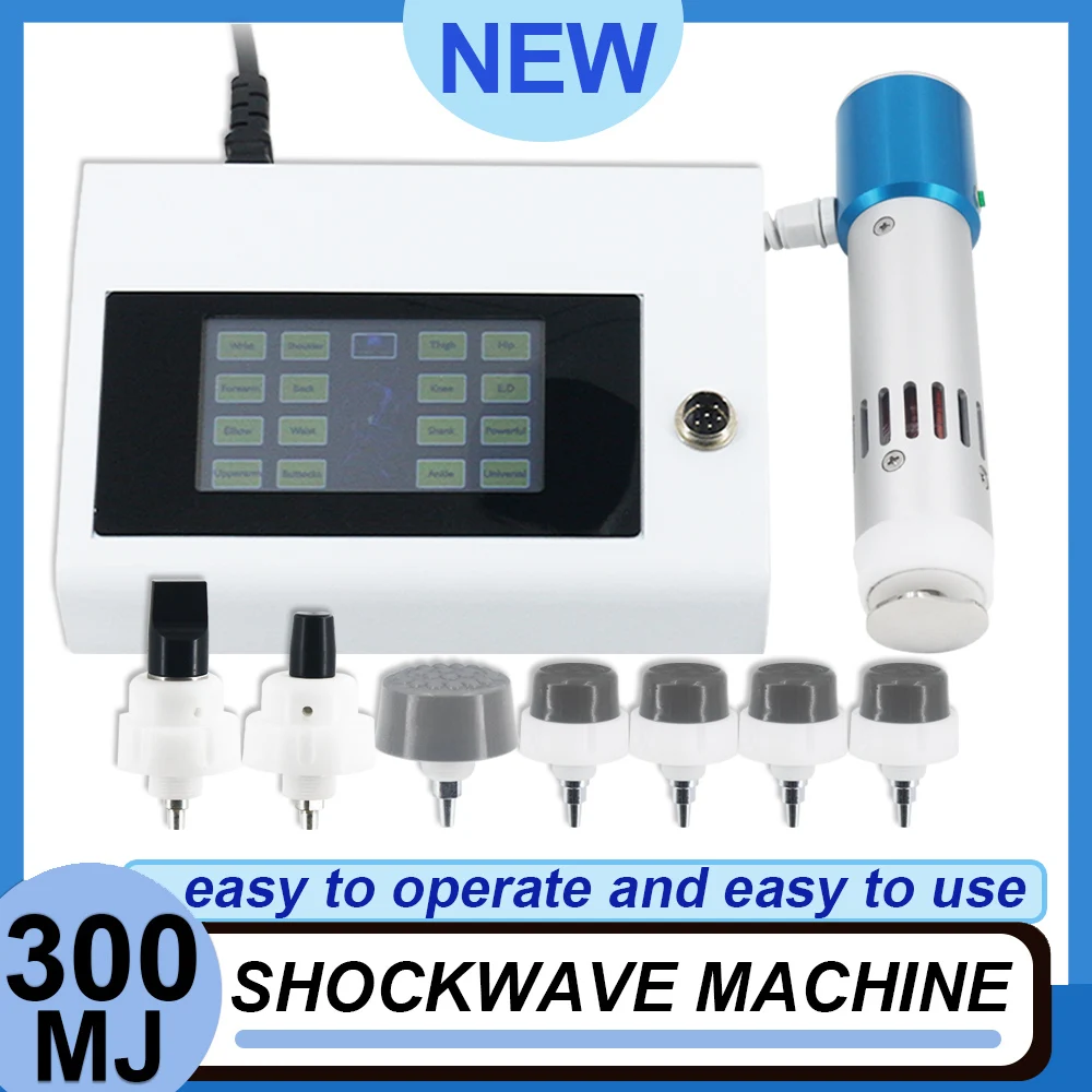 Professional 300MJ Shockwave Therapy Machine For Men ED Treatment Pain Relief Muscle Relaxation Easy Operation Shock Wave Device