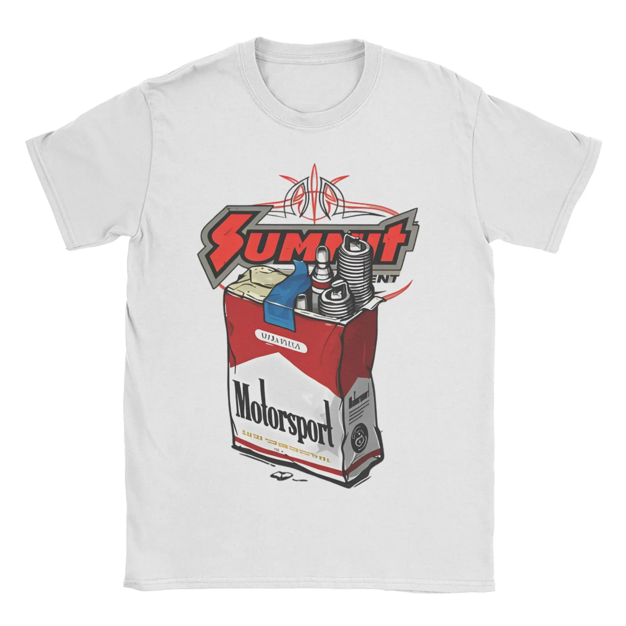 Camiseta Summit Racing Motorsport para hombre y mujer, camisetas Vintage 100% de algodón con cuello redondo, camisetas de amor para coche, camisetas de manga corta, Idea de regalo