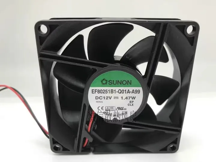 

Free shipping brand new original 8025 EF80251B1-Q01A-A99 12V 1.47W axial flow silent fan