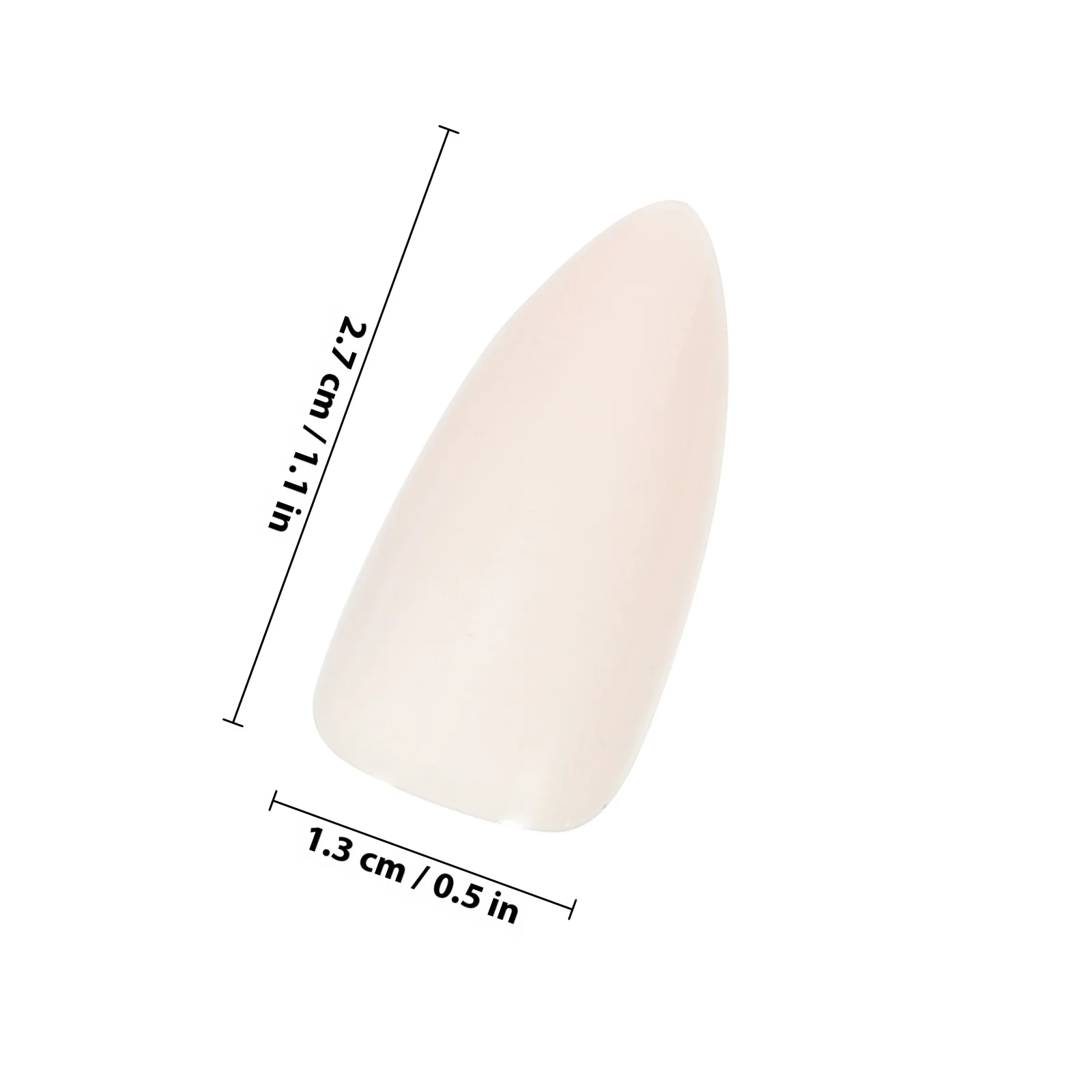 مجموعة واحدة من لوازم مانيكير ذات ألوان رقيقة للأظافر للنساء لحفلات الزفاف والديكور اليومي اضغط على الأظافر