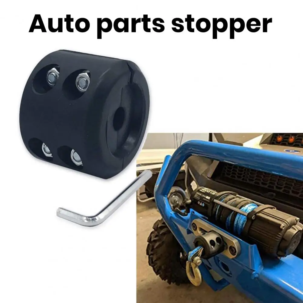 

Сверхмощная защита лебедки Прочная пробка для троса лебедки с амортизирующей резиновой заглушкой для шнура Универсальная надежная