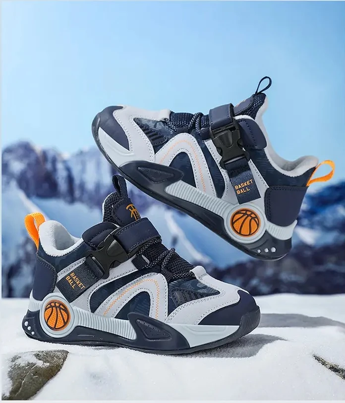 

Зимние детские ботинки высокого качества, школьные модные кроссовки для мальчиков, спортивная обувь для девочек, детские теплые плюшевые повседневные кроссовки, уличная обувь