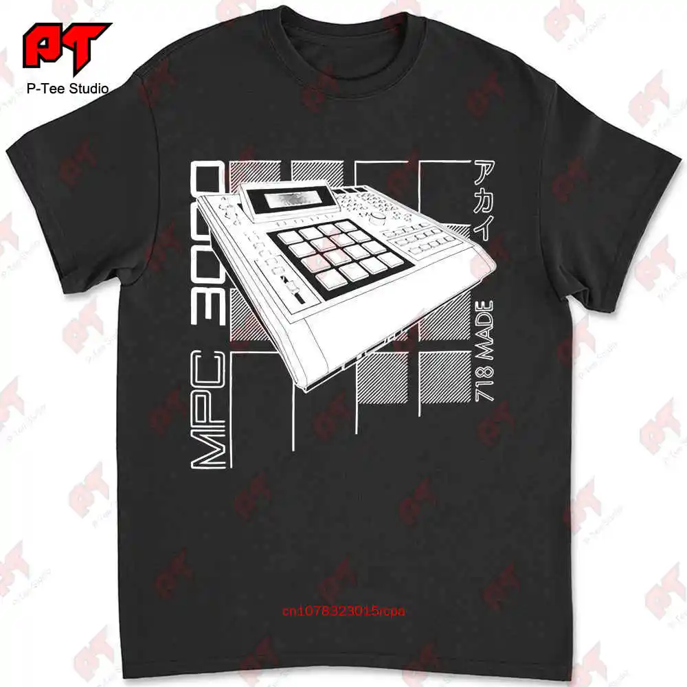 Akai Mpc Drum Sampler Beat Maker T-shirt XLCZ