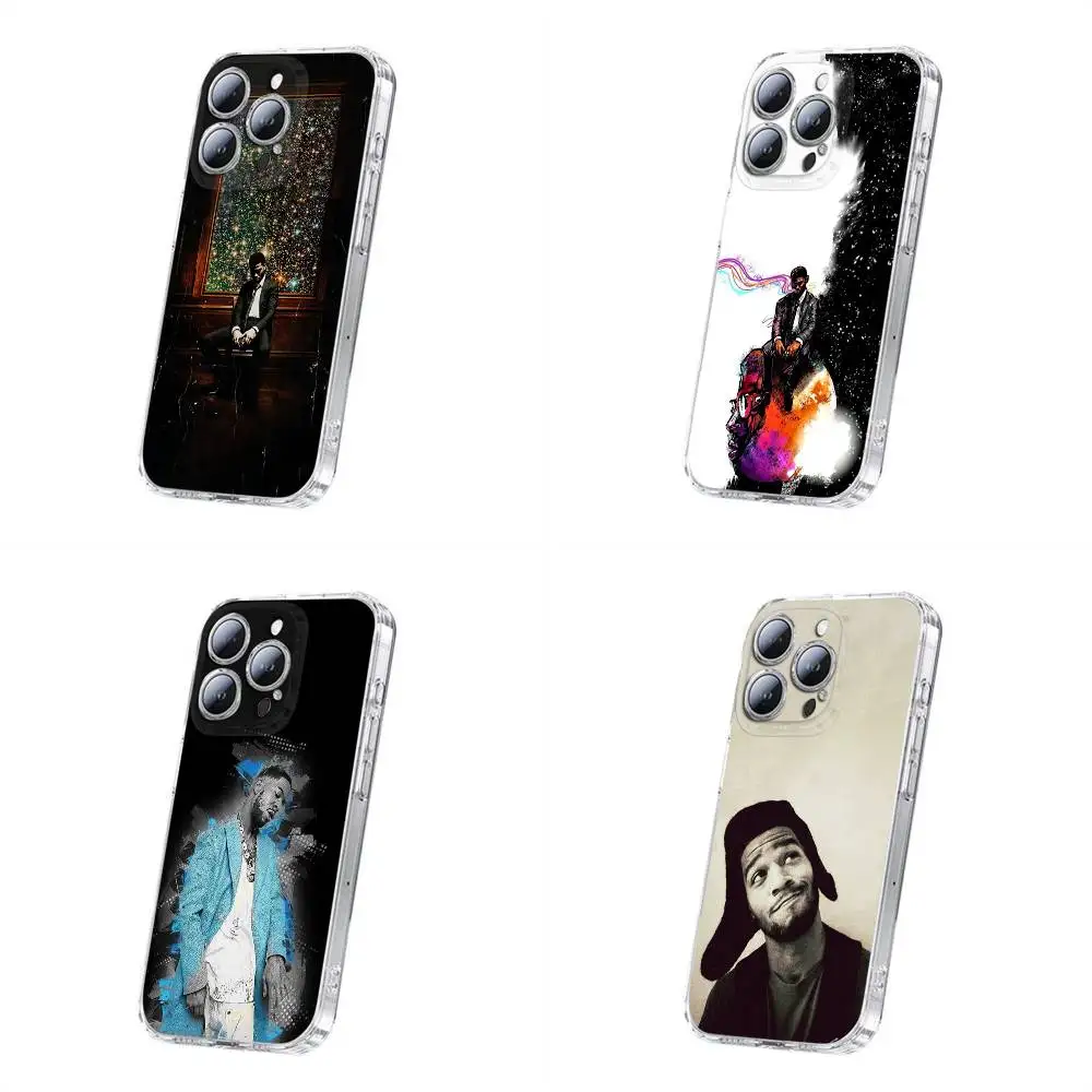 

Rapper K-Kid Cudi Phone Case For iPhone 17,16,15,14,13,12,11 Plus,Pro,Max,Plus,E,SE4,Mini Transparent Cover