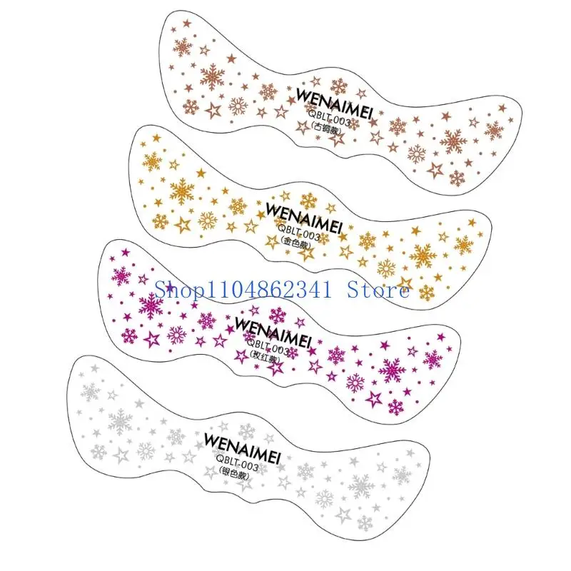 5asd Lentiggini per trucco glitter per il viso, toppe con macchioline glitterate per il viso, toppe per trucco scintillanti per