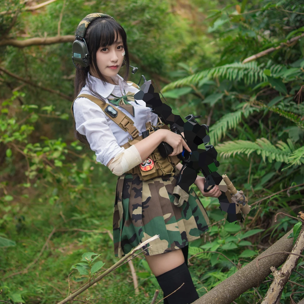 JK MCBK MC 迷彩服スカート タクティカルプリーツスカート 武装少女