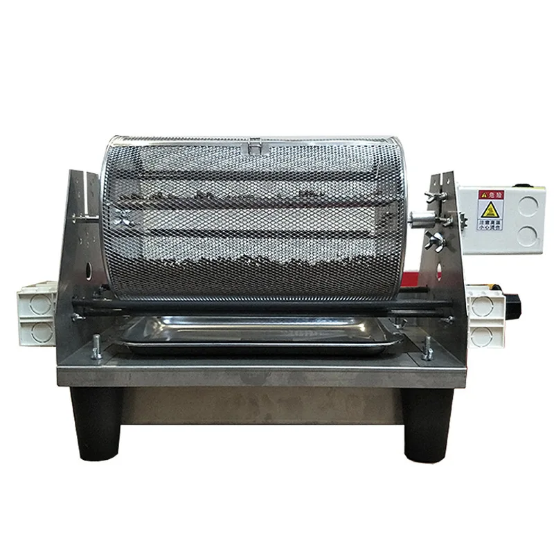 High Quality Gas Electric Nuts Roaster Machine Hot Air Commercial Peanut Seed Nut Roasting Machine Coffee Roasting Machine 400g