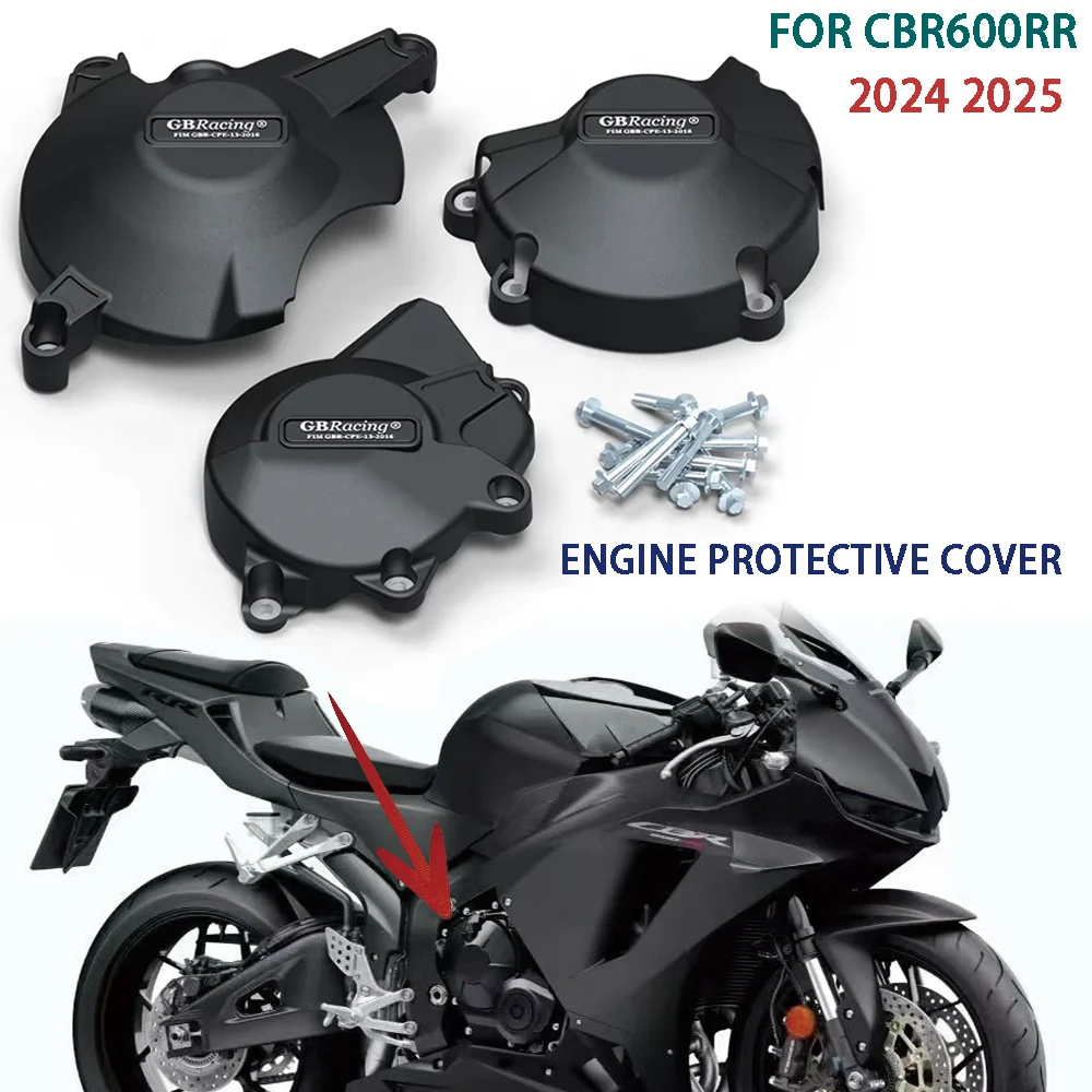 

CBR600RR 2024 New Motorcycle Hood Protective Cover For Honda CBR600 RR CBR 600RR 2025 Engine protection device