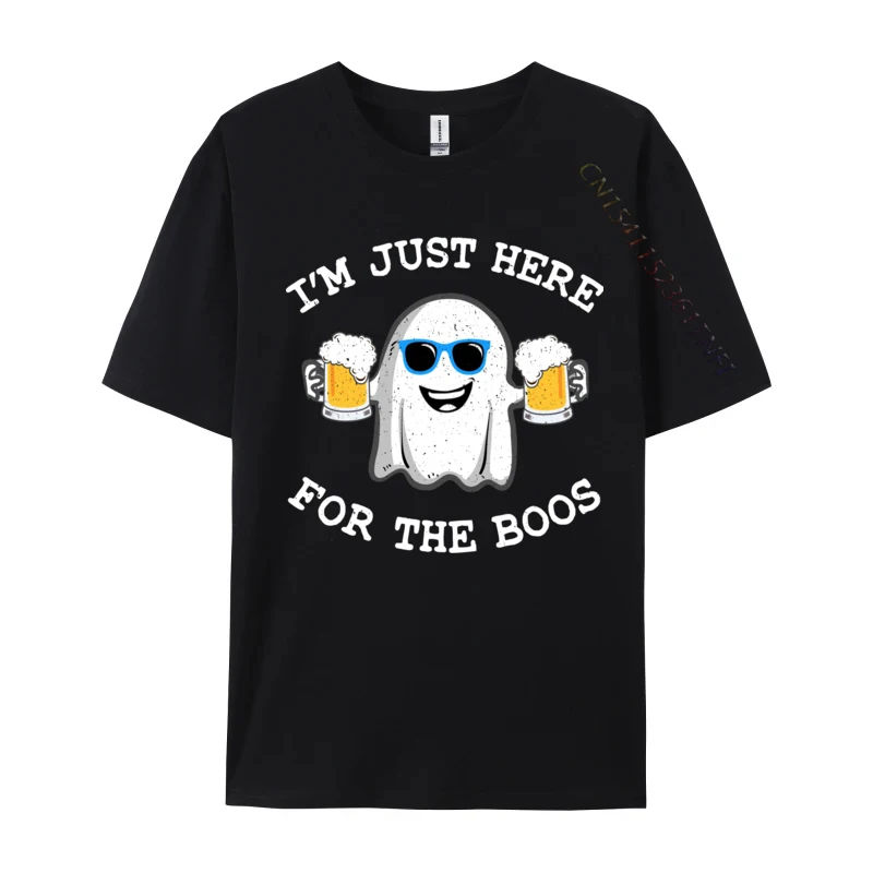 

Funny Halloween Tee I m Just Here For The Boos Costume Men Family Brand New Slim Fit T Shirts Cotton Men T Shirt Fashionable