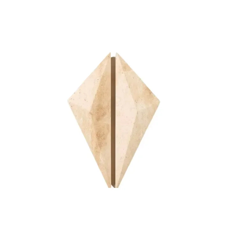 Natural Beige Travertine Cabinet Knob Solid Stone Drawer Pull Handle for Kitchen Bedroom Furniture Decoration Modern