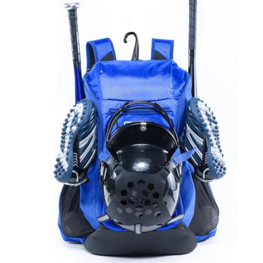 

Baseball Bag Softball Bat Bag Double-layer Baseball Backpack Adult with Gear Klip To Hold Baseball Glove Baseball Essential Gea