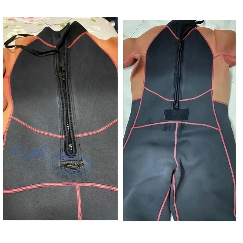 Fita adesiva de reparo para Wetsuit Tecido impermeável de vedação Iron-On Seam, Marine Suit Wader, Calças de chuva, Roupas de esqui