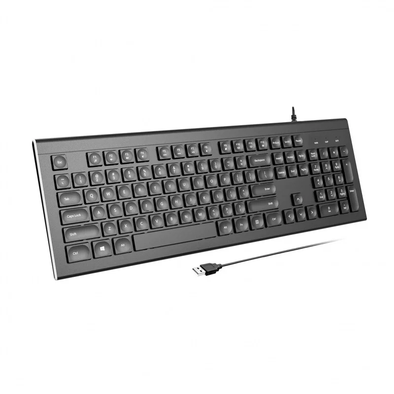 

CK450U Silent Wired Keyboard Ergonomic Business Office Special Silent Keyboard Good Typing Feel