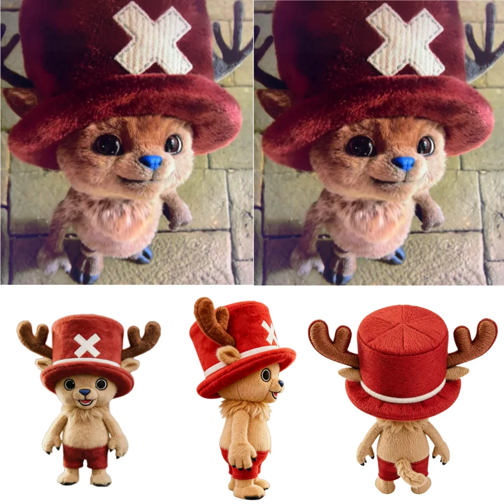 

Плюшевая кукла Чоппер из One Piece, милая аниме-игрушка, подарок на день рождения или Рождество