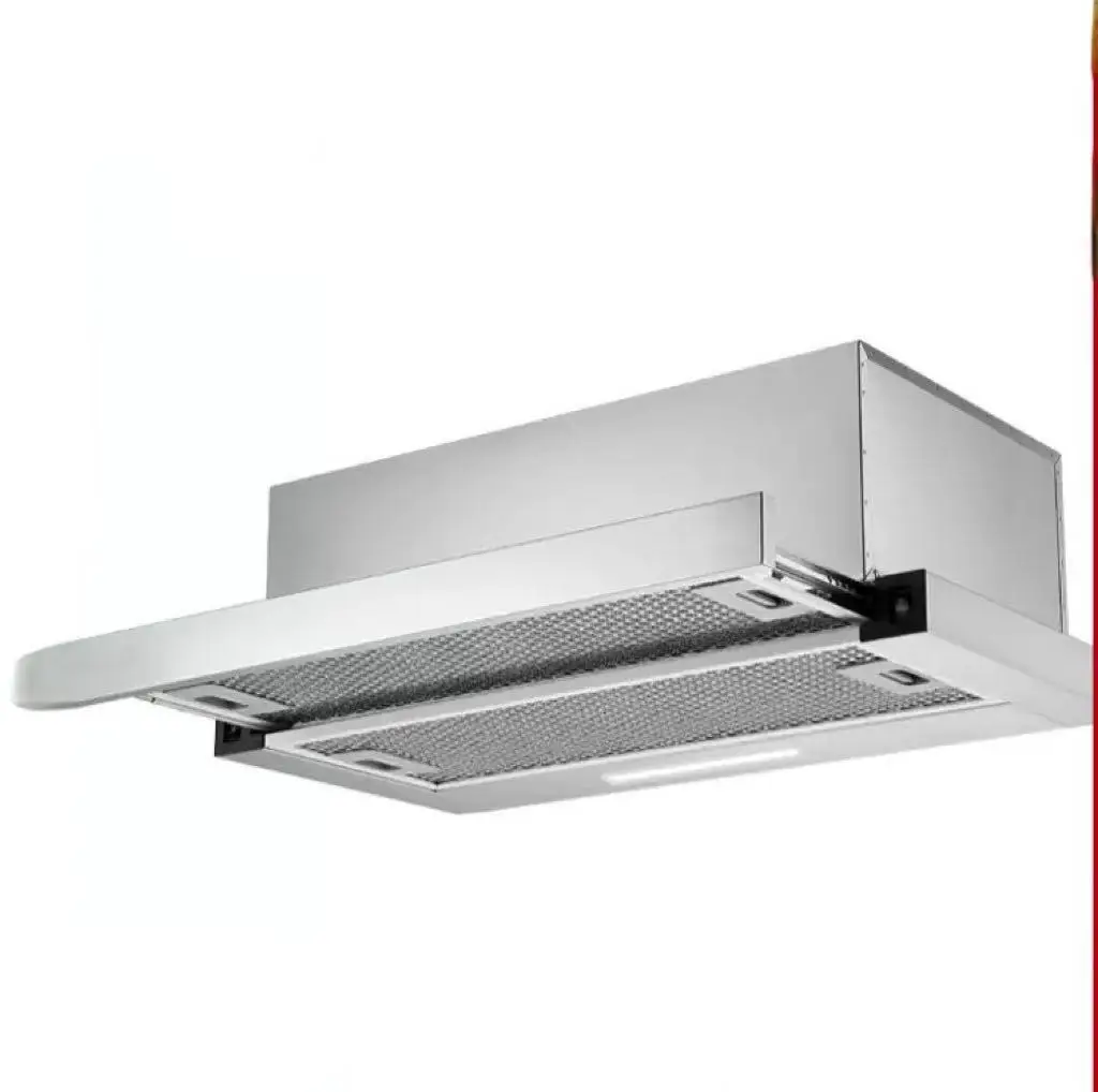 Type Range Hood with Pure Copper Double  Design, Ultra-thin and Concealed Type Range  Hood Hotel Apartment Use