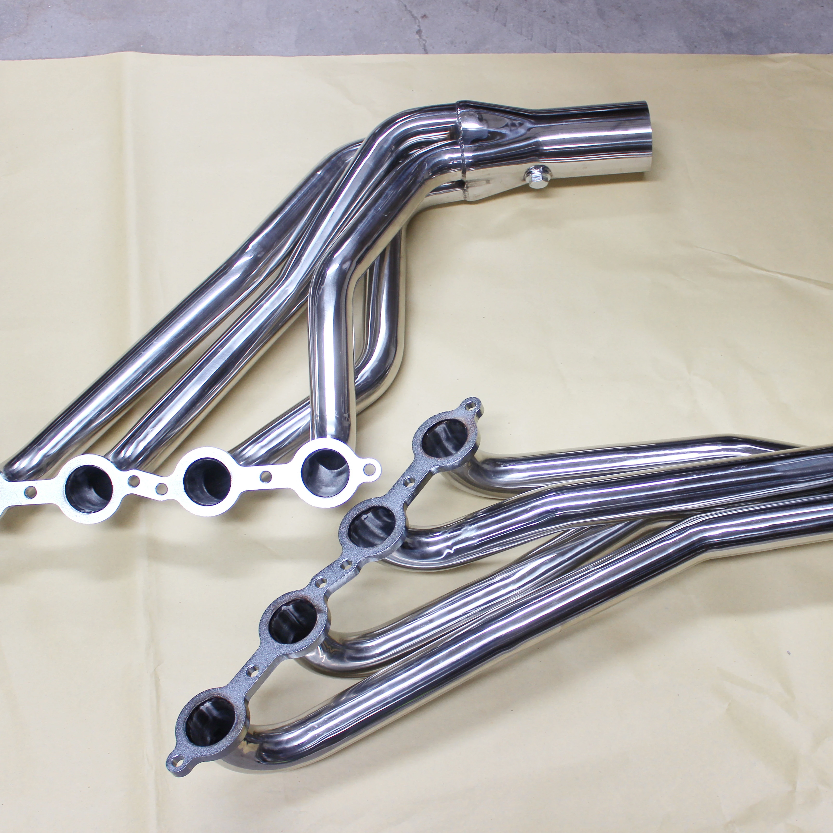 For Fitting C Hevy Silverado 2007-2014 4.8L/5.3L/6.0L/6.2L Stainless Steel Long Tube Exhaust Headers