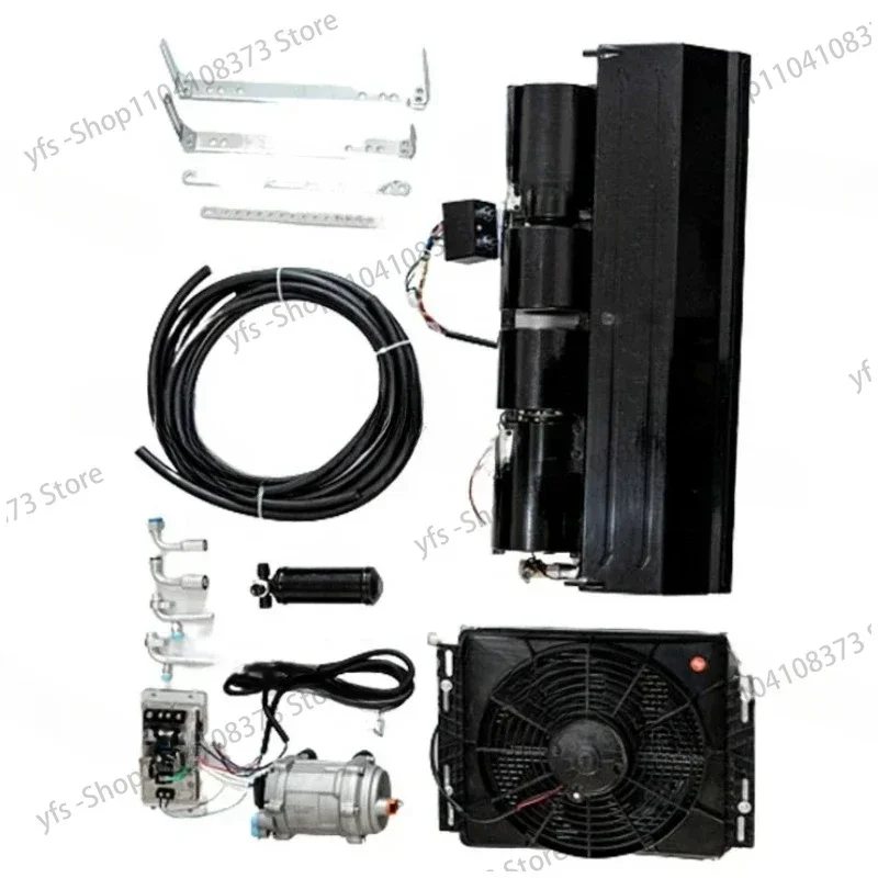 12 volt 24v electrical air condition kit compressor car airconditioner air conditioning kit for cars