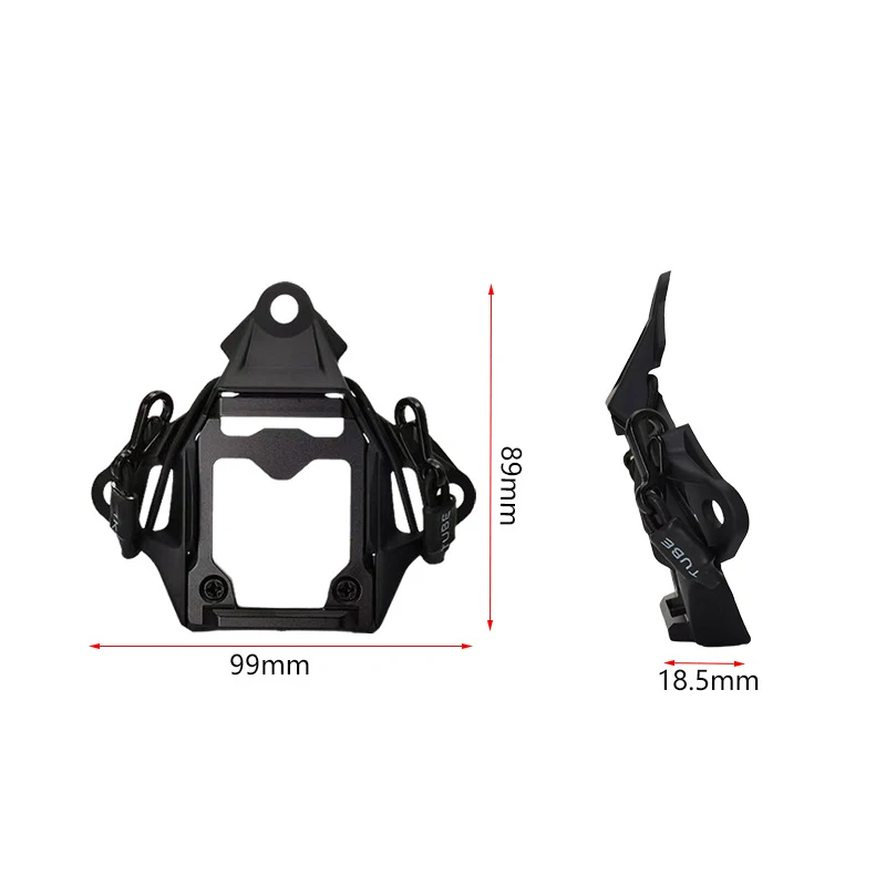 หมวกกันน็อคแนวยุทธวิธีผ้าห่อตัวอะแดปเตอร์เมาท์ Nvg สามรูสำหรับหมวกกันน็อคสำหรับการยิงอย่างรวดเร็วอุปกรณ์เสริมที่ยึดอุปกรณ์การมองเห็นได้ในเวลากลางคืน