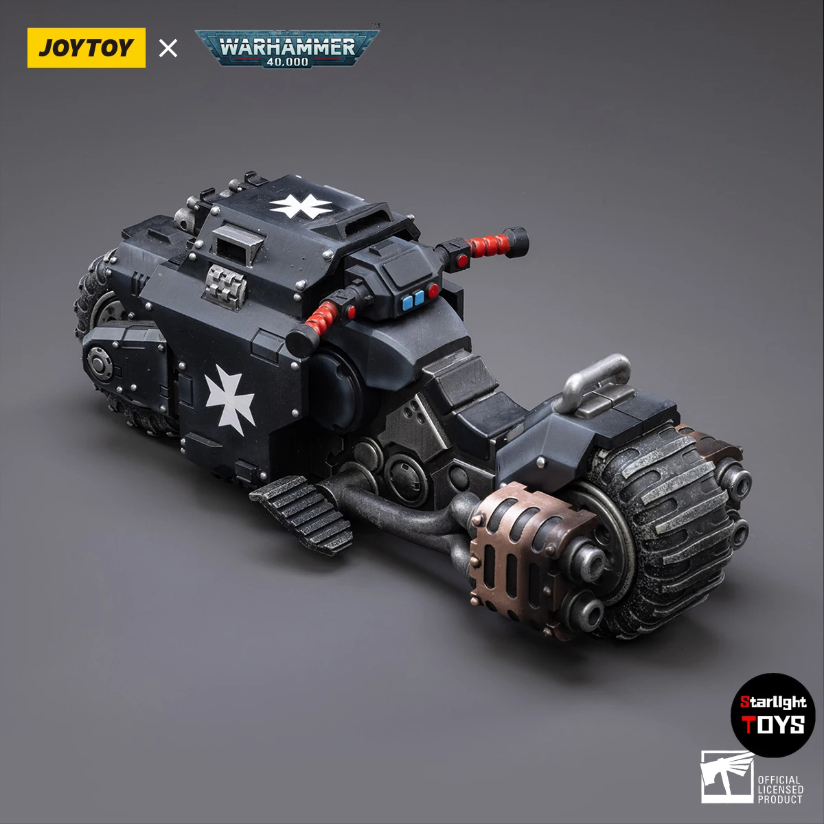 

Доставка в течение 24 часов】JOYTOY Warhammer 40K Space Marines Black Templars Outriders Brother Valtus