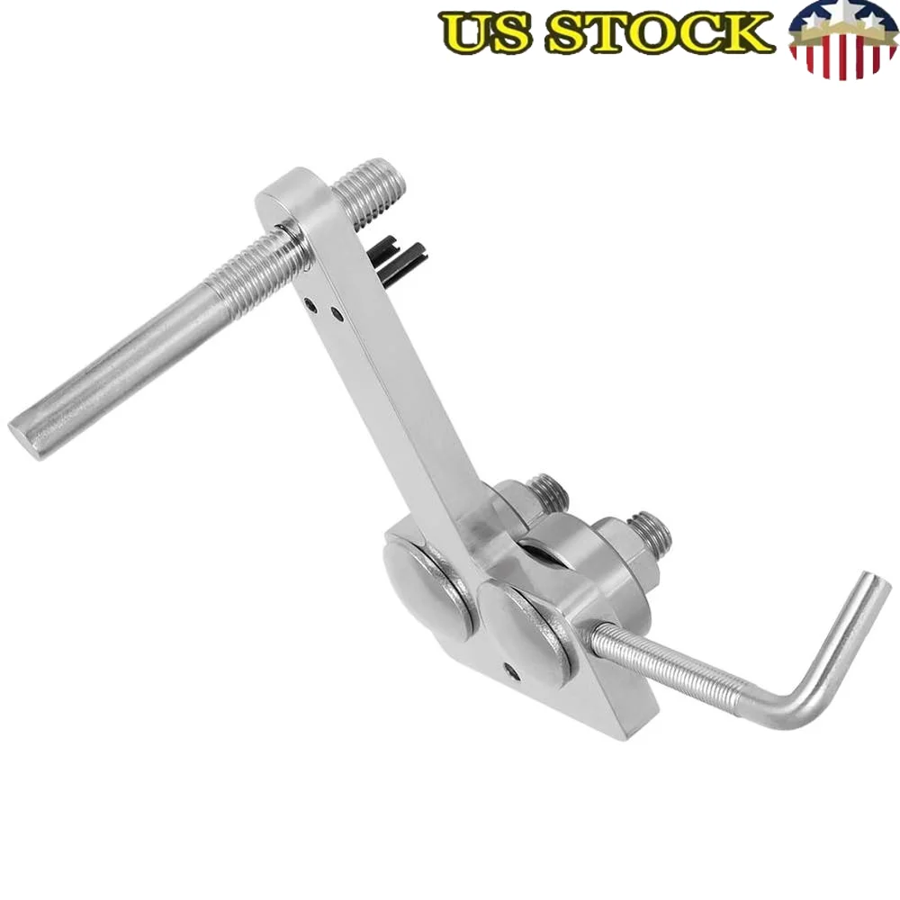 Stainless Steel Chainsaw Bar Rail Tightening Repair Tool Bar Rail Closing Tool Adjustable Fit Different Gauge Bars