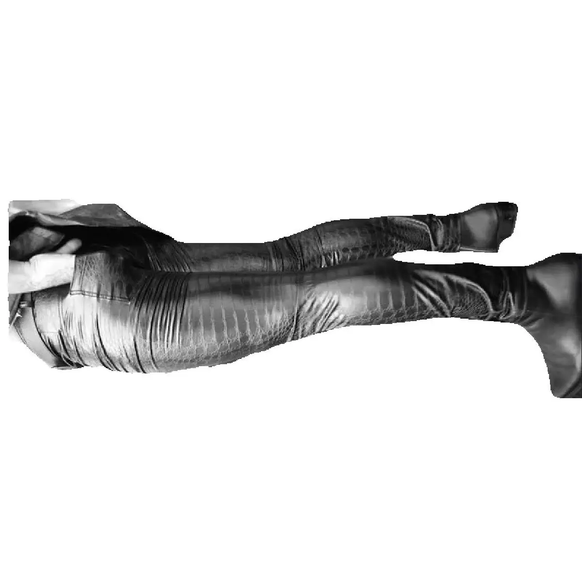 Men Print Faux Leather Skinny Pants Stretchy Wet Look PU Tight Trousers Mid Waist Button Zipper Clubwear Stretchy Skinny Jeans