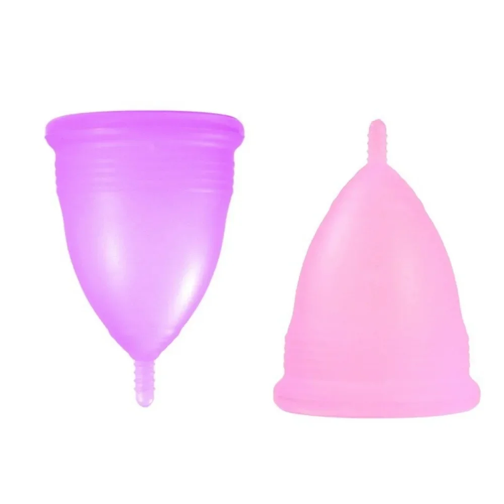 

Soft Comfortable Anti-side Leakage Thread Silicone Menstrual Cup Booster Easy To Use Women Portable Menstruatie Cups Health Care